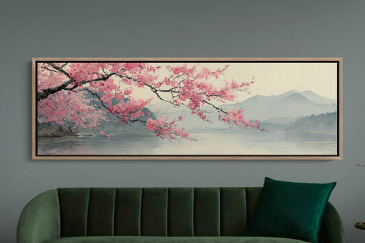 Cherry Blossoms Over Quiet Waters