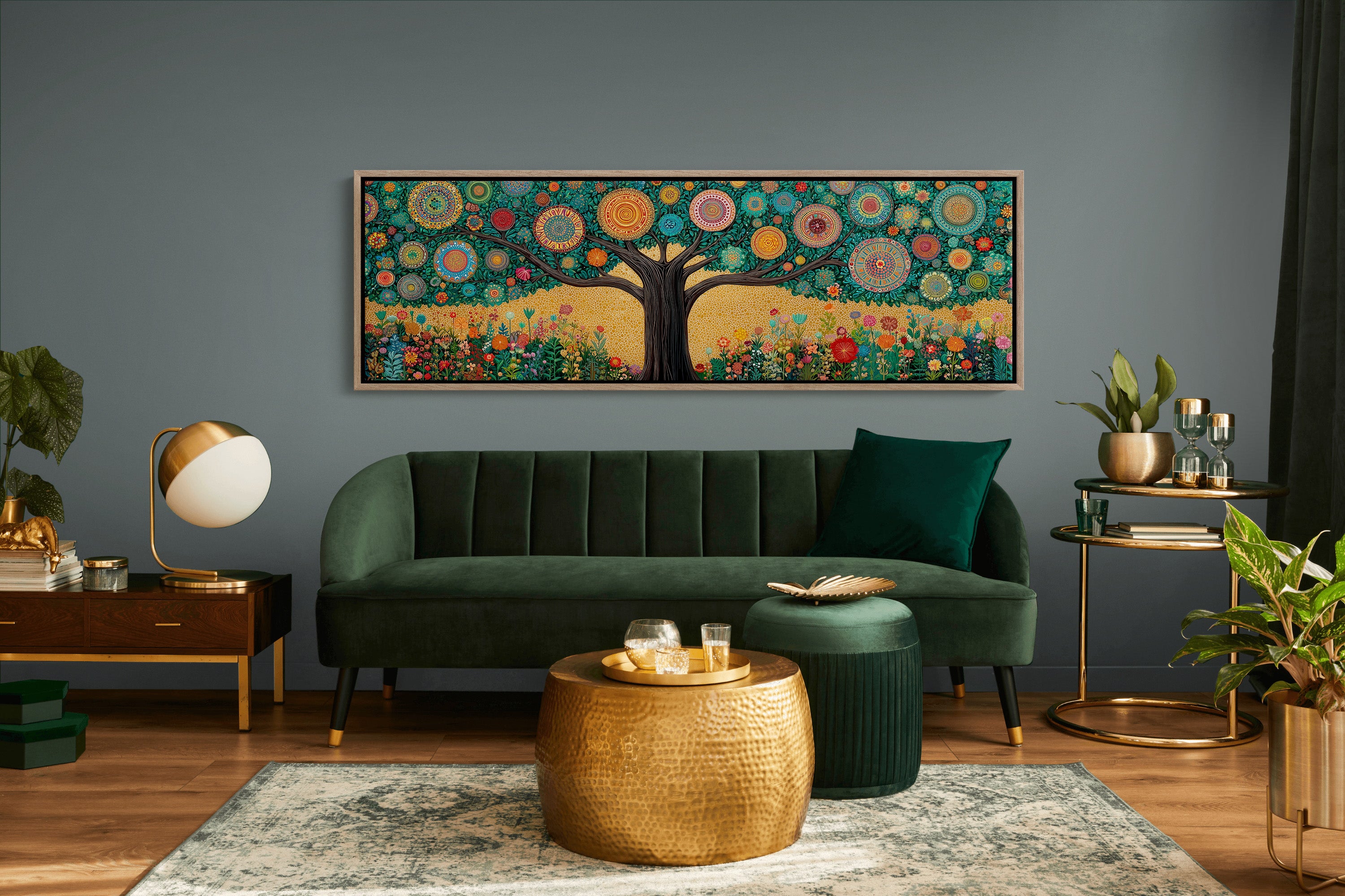 Mandala Tree Of Colorful Harmony