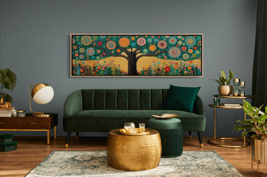 Mandala Tree Of Colorful Harmony