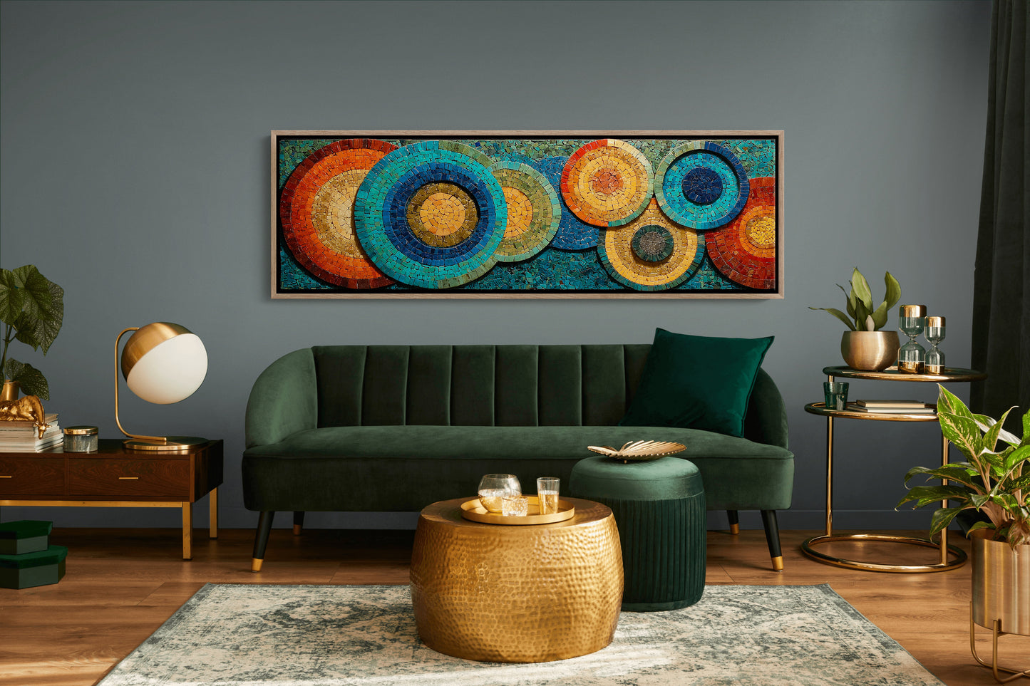 Circles Of Color Mosaic Rhythm