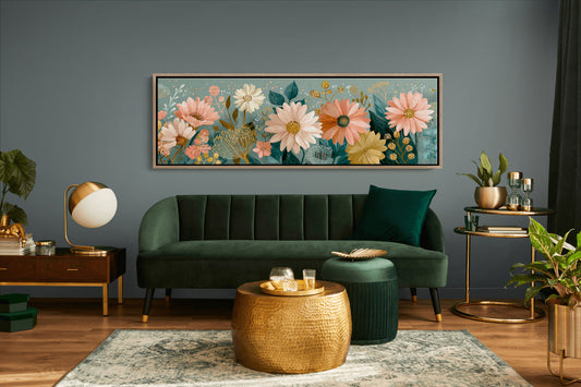 Garden Of Soft Wild Blooms