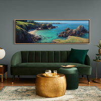Turquoise Cove Beneath The Cliffs