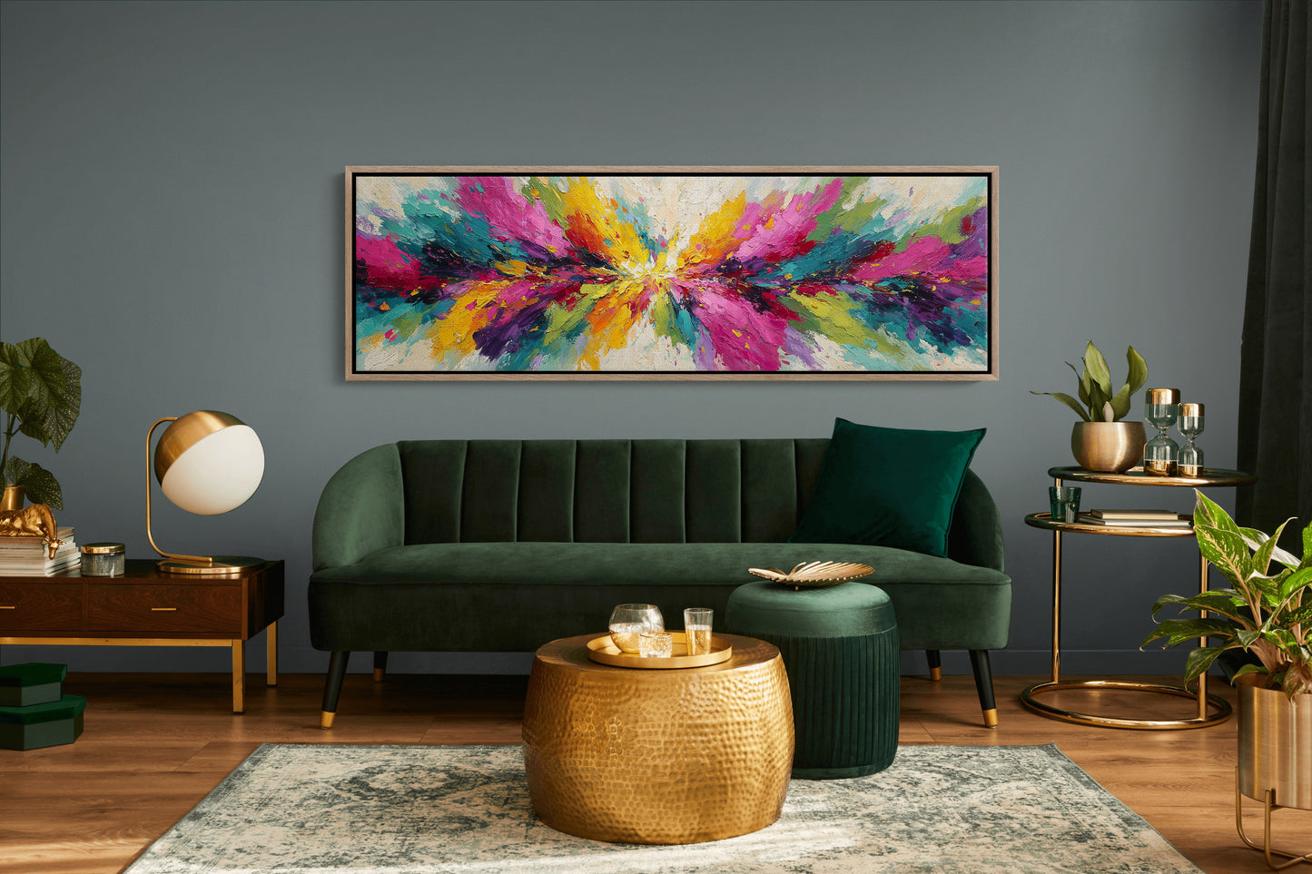 Explosion Of Color And Motion