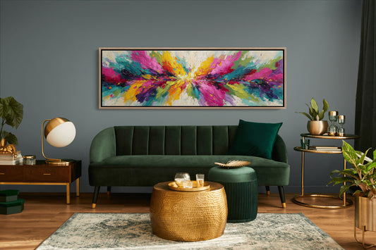 Explosion Of Color And Motion