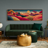 Sunlit Hills of Autumn Dreams