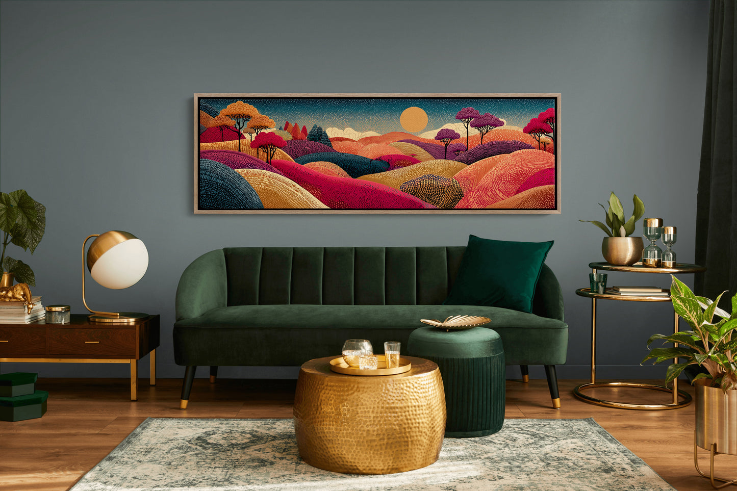 Sunlit Hills of Autumn Dreams