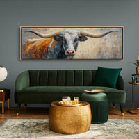 Majestic Longhorn Portrait