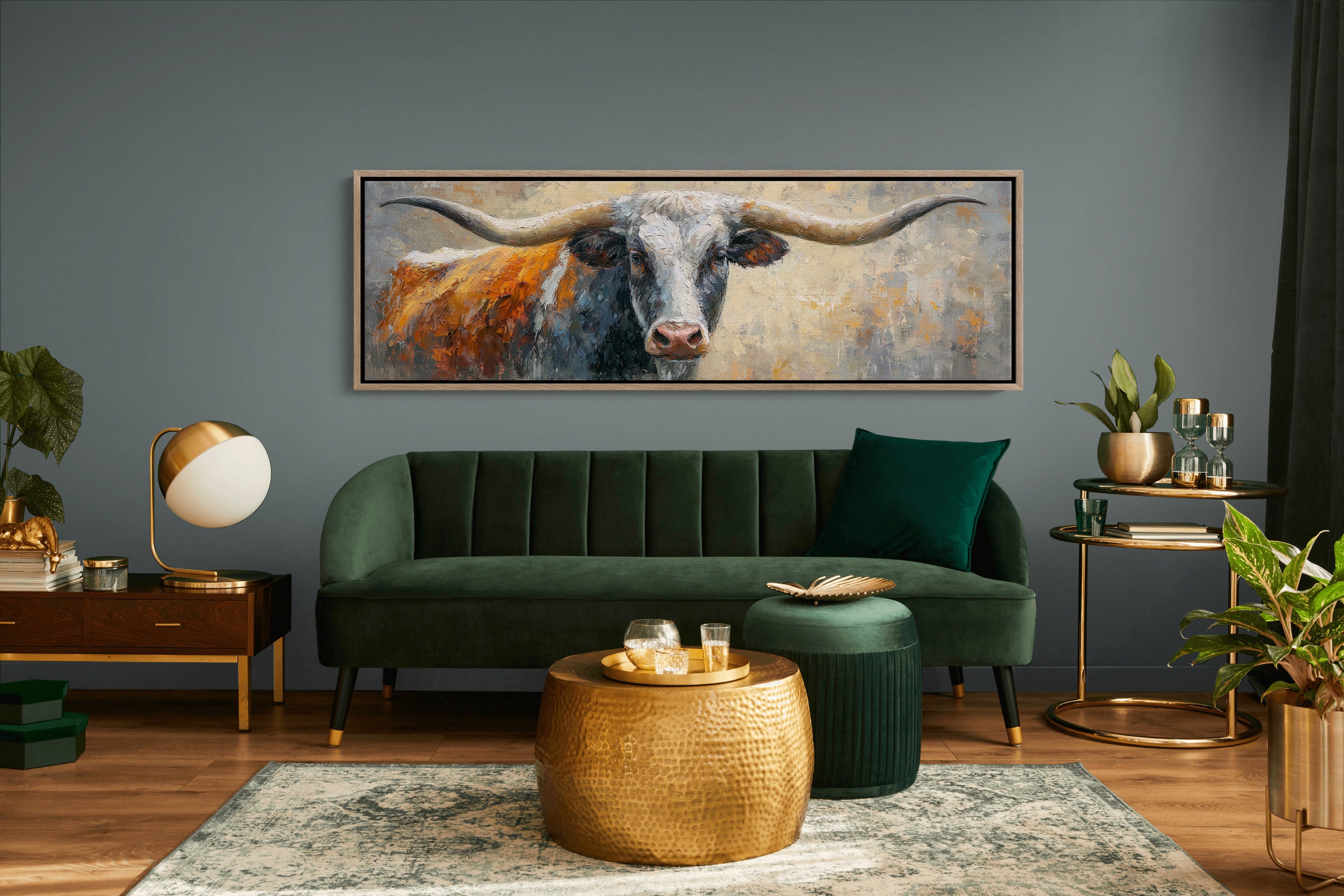 Majestic Longhorn Portrait