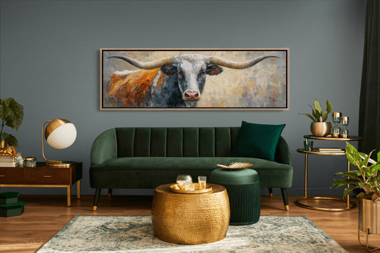 Majestic Longhorn Portrait