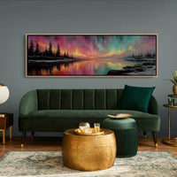 Northern Lights Over Still Waters