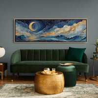 Celestial Moonlit Waves