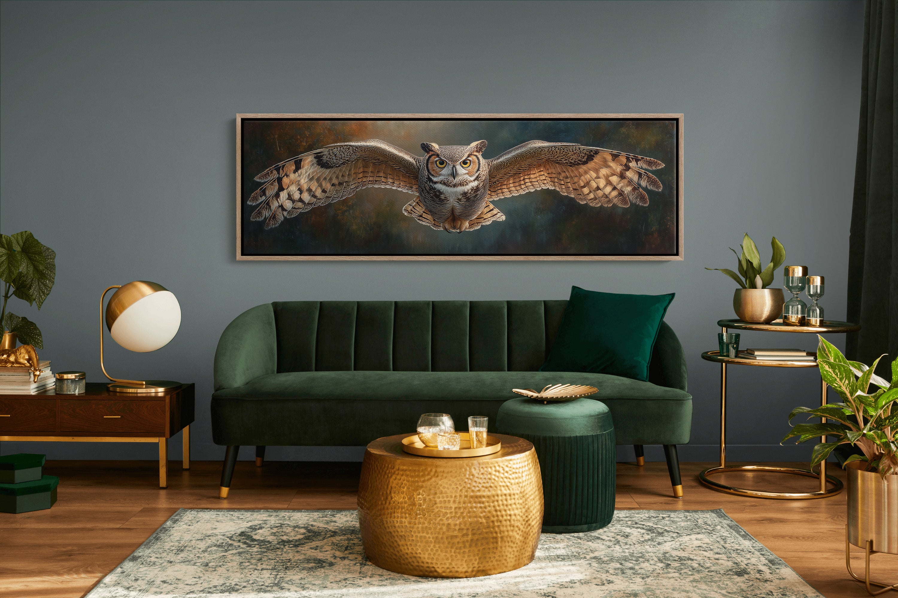 Majestic Owl in Flight