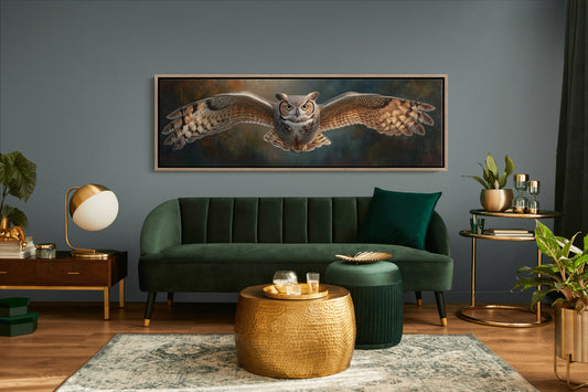 Majestic Owl in Flight