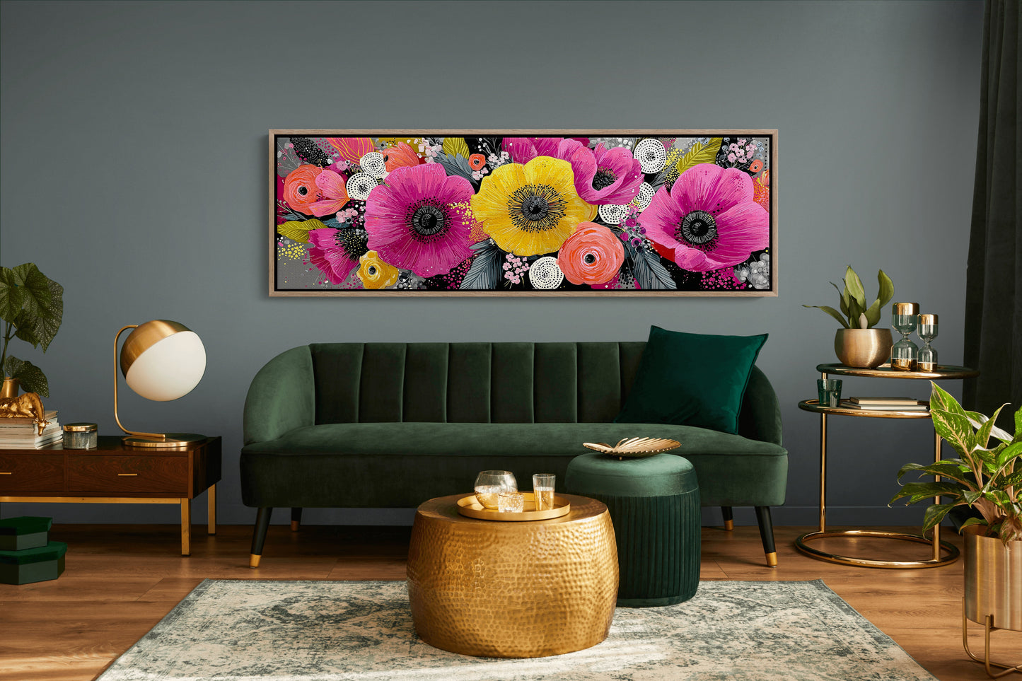 Vibrant Modern Floral Burst