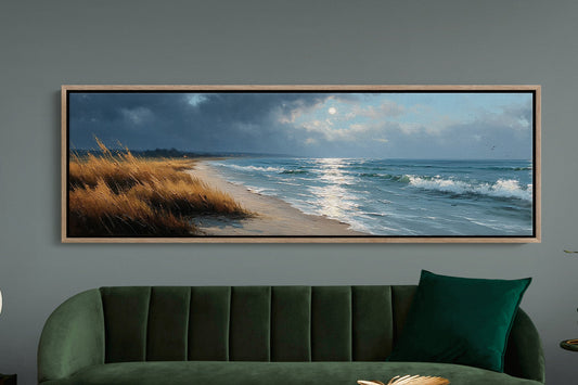 Moonlight Along the Storm Coast