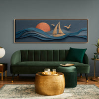 Sails Through Copper Sunset