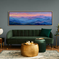 Pastel Mountains Drift at Dusk