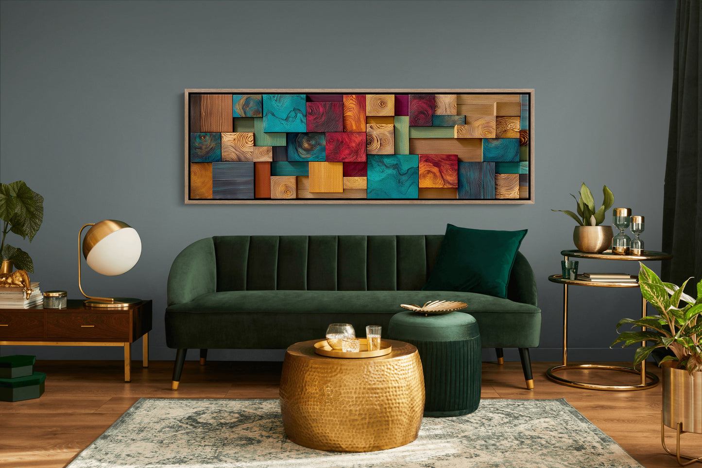 Colorblock Grain Mosaic