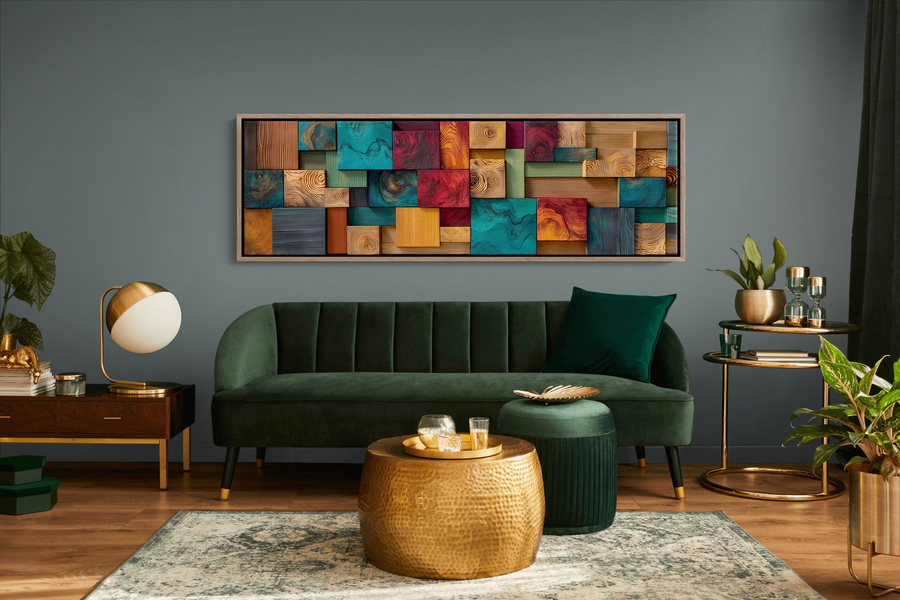 Colorblock Grain Mosaic