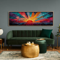 Sunburst in Painted Fire
