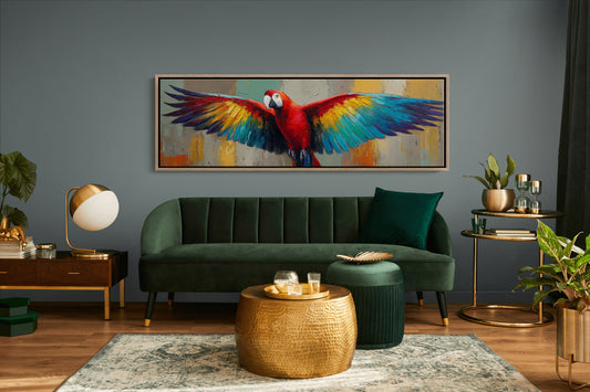Parrot In Full Bloom