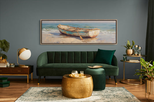 Boat Resting on Quiet Shores