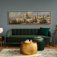 Golden Dome Above the Ancient Walls