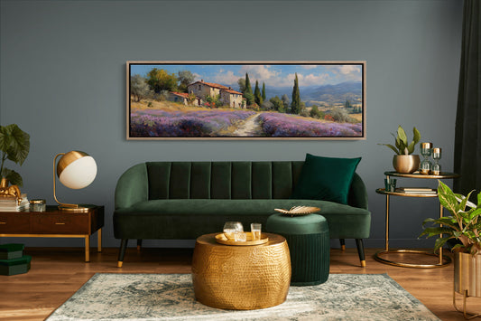 Lavender Path To Quiet Villa