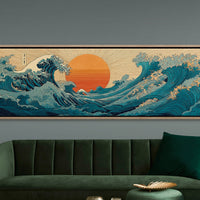 Waves Rise To Meet the Sun