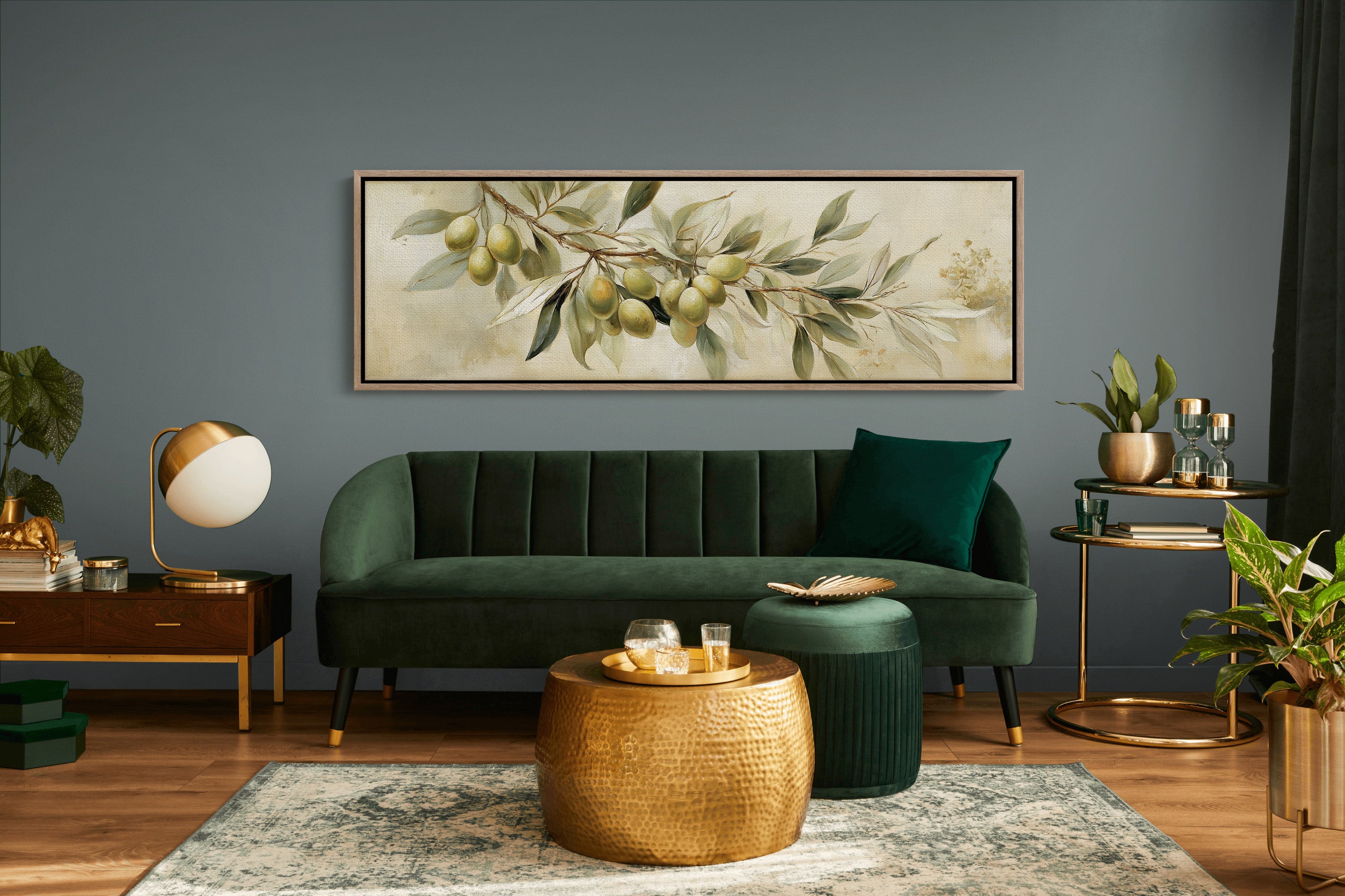 Olive Branch in Golden Light