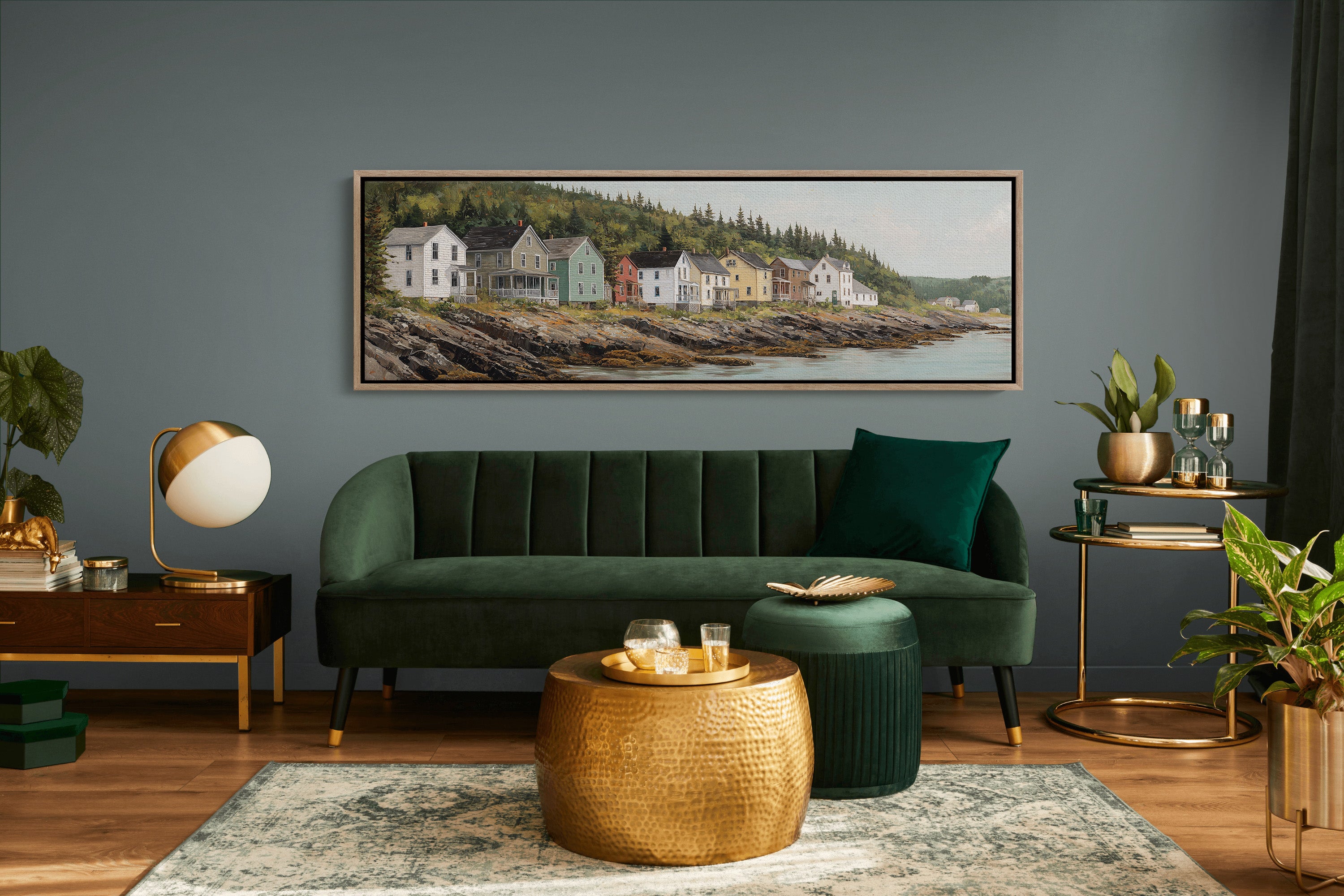 Cliffside Homes by the Quiet Bay