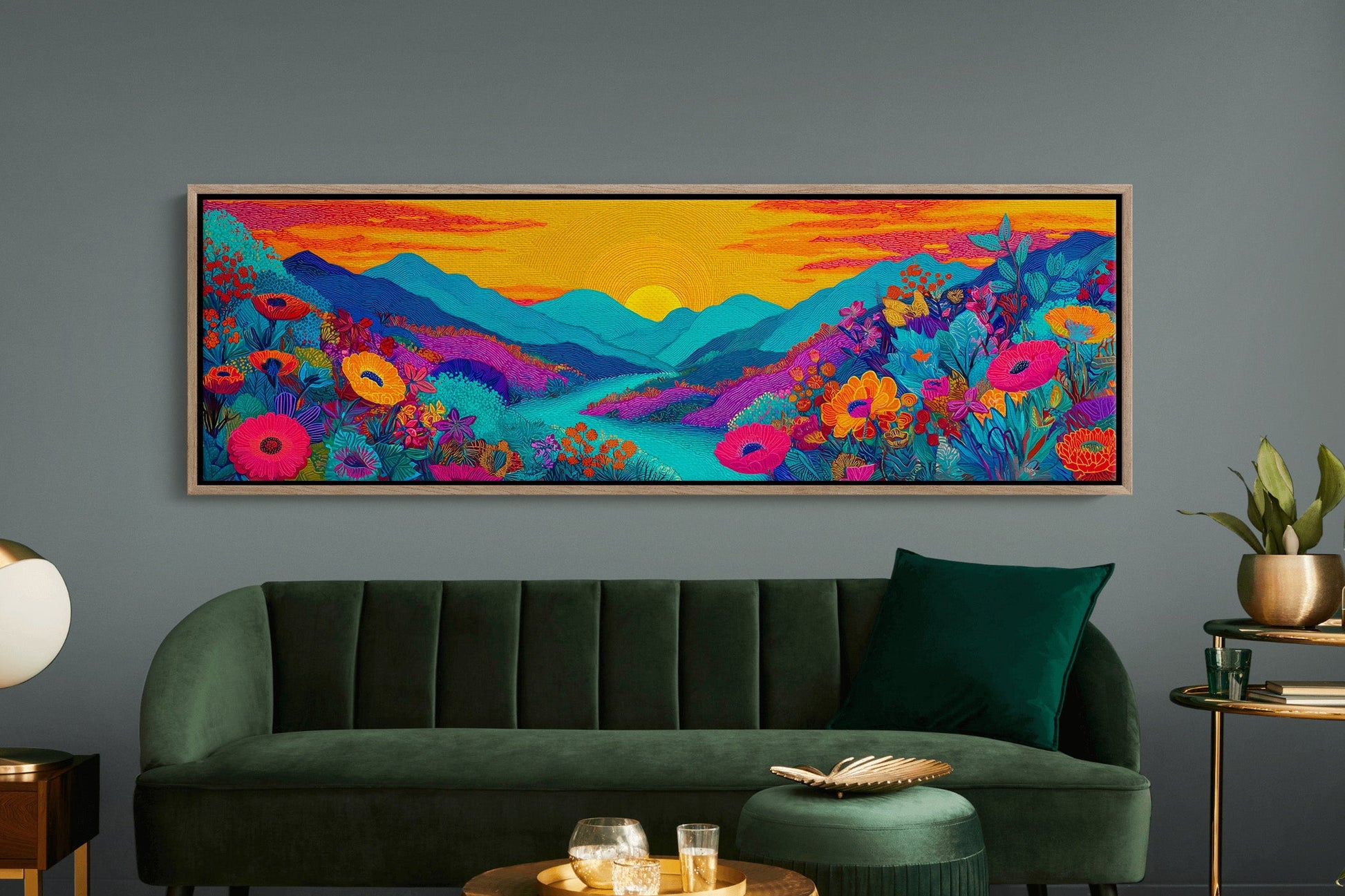 Sunrise Through Wild Bloom