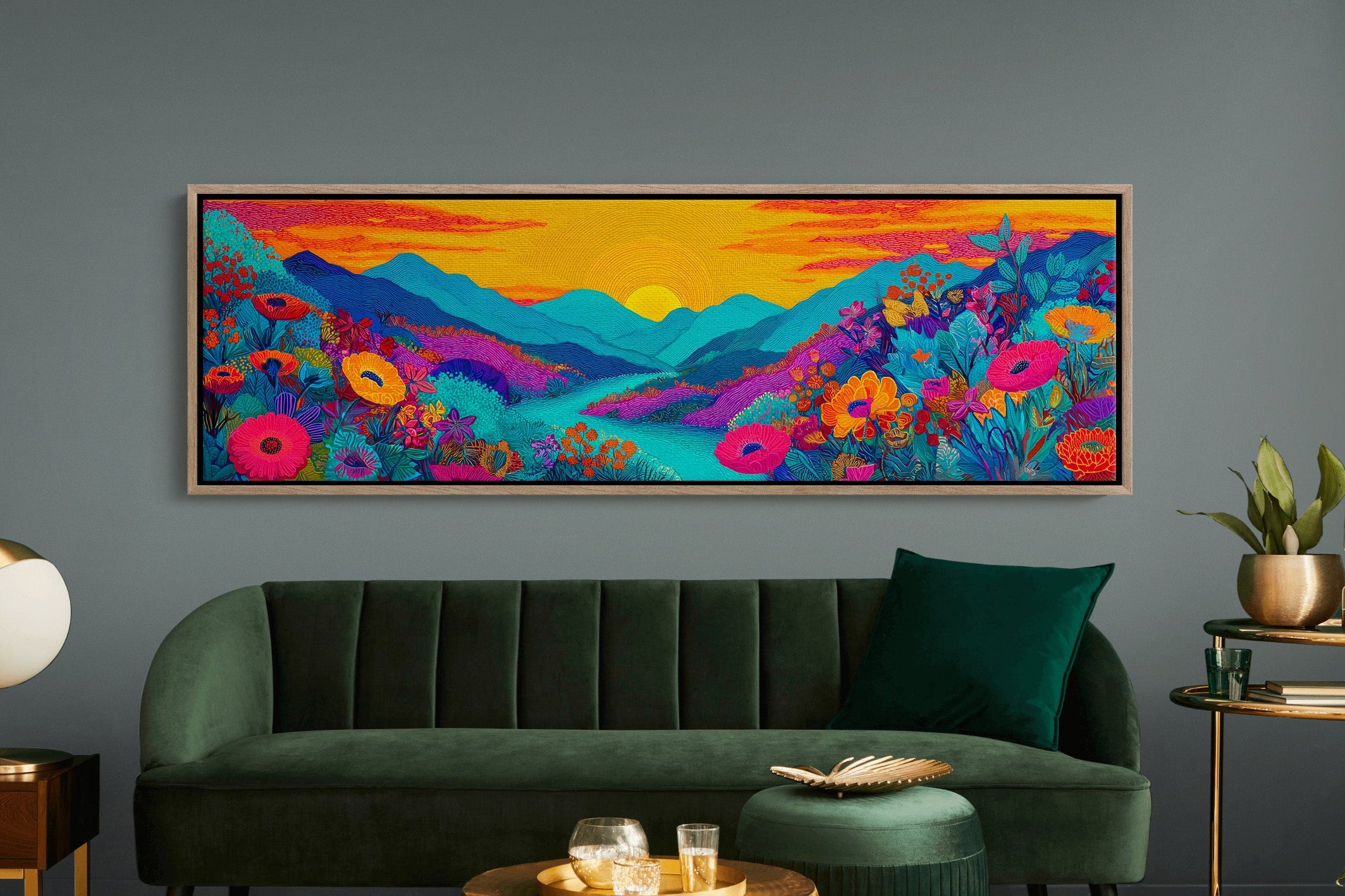 Sunrise Through Wild Bloom