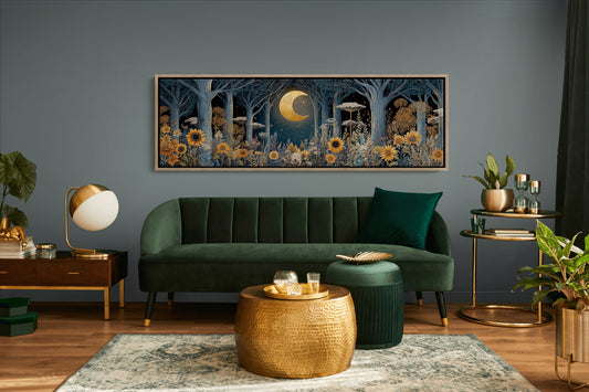Moonlit Garden of Gold