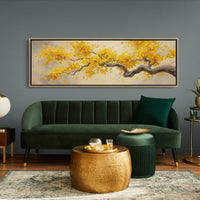 Golden Branch in Autumn Light