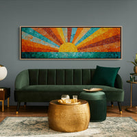 Sunburst Over Turquoise Waters