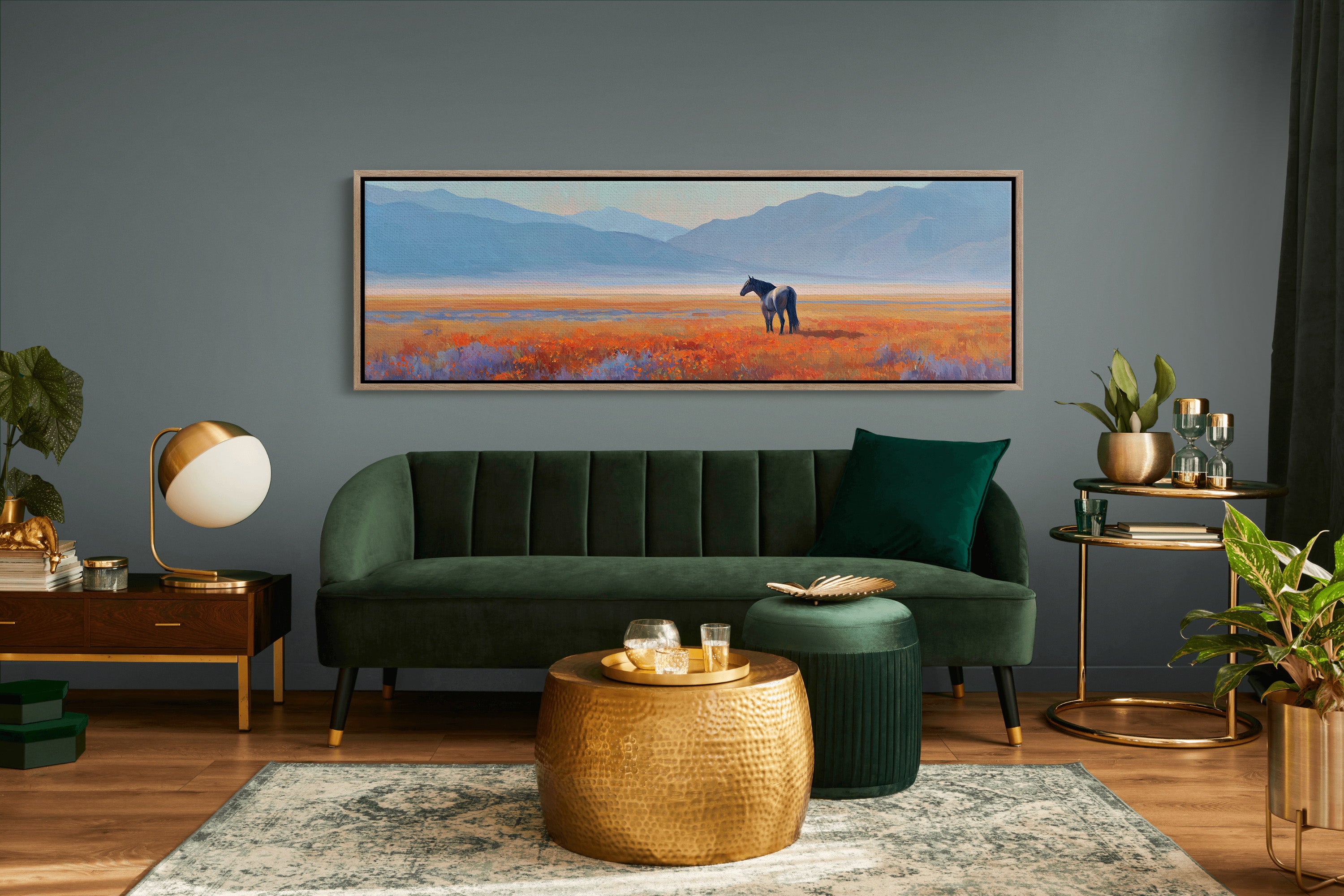 Horse Standing in the Painted Valley