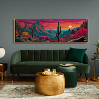 Desert Sunfall in Painted Canyons