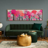 Blossoms in a Crimson Forest