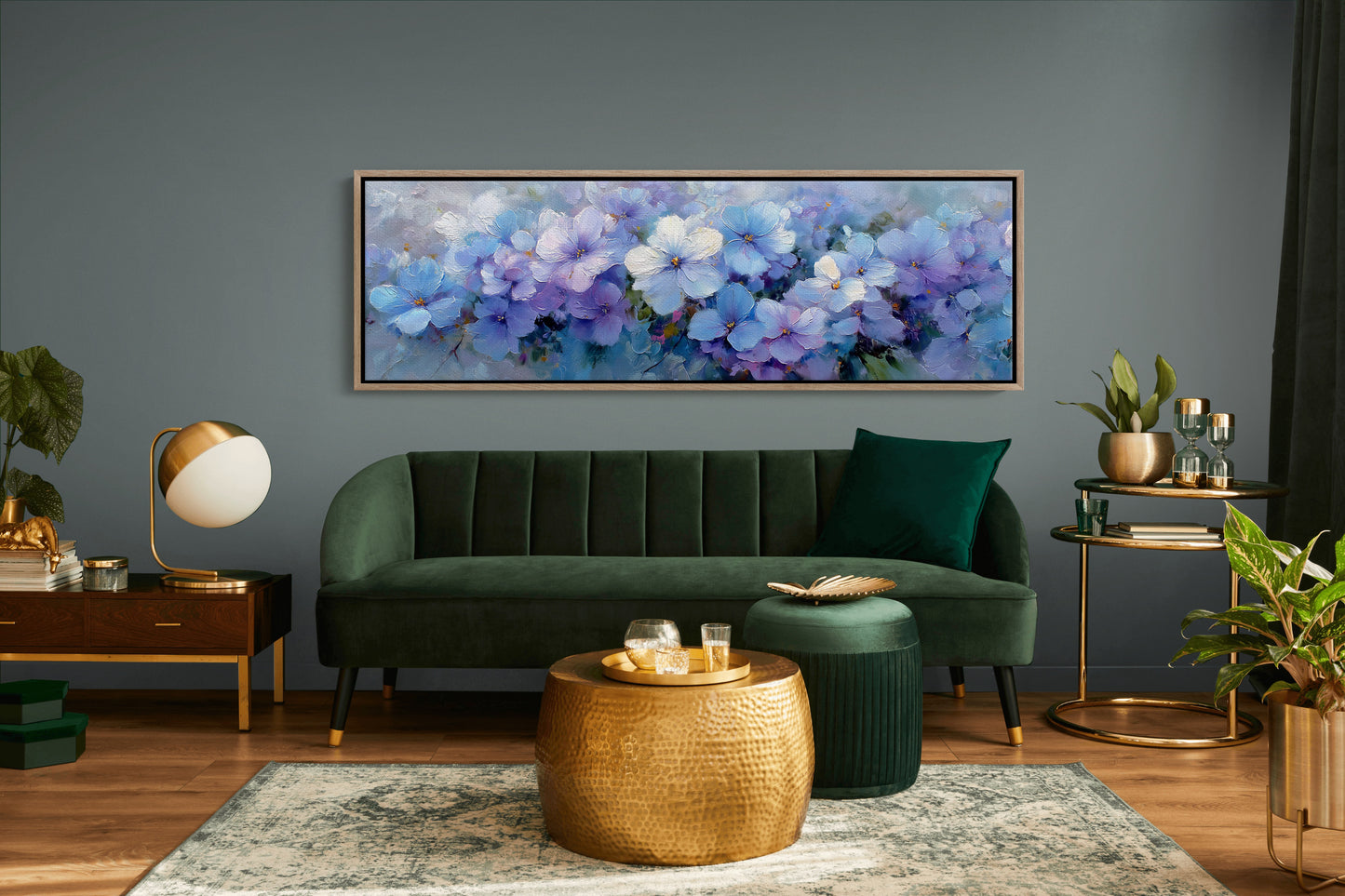 Whispers in Blue Petals