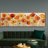 Poppies Dancing in Golden Light