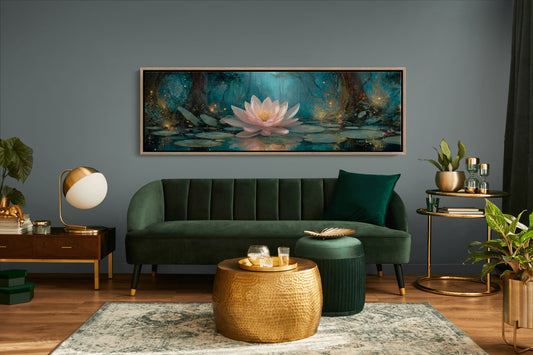 Enchanted Lotus Bloom by Firefly Light