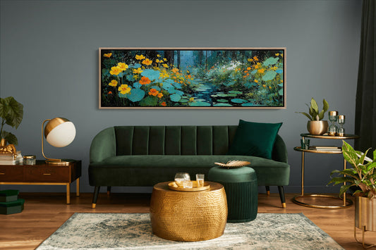 Where the Lilies Drift in Bloom