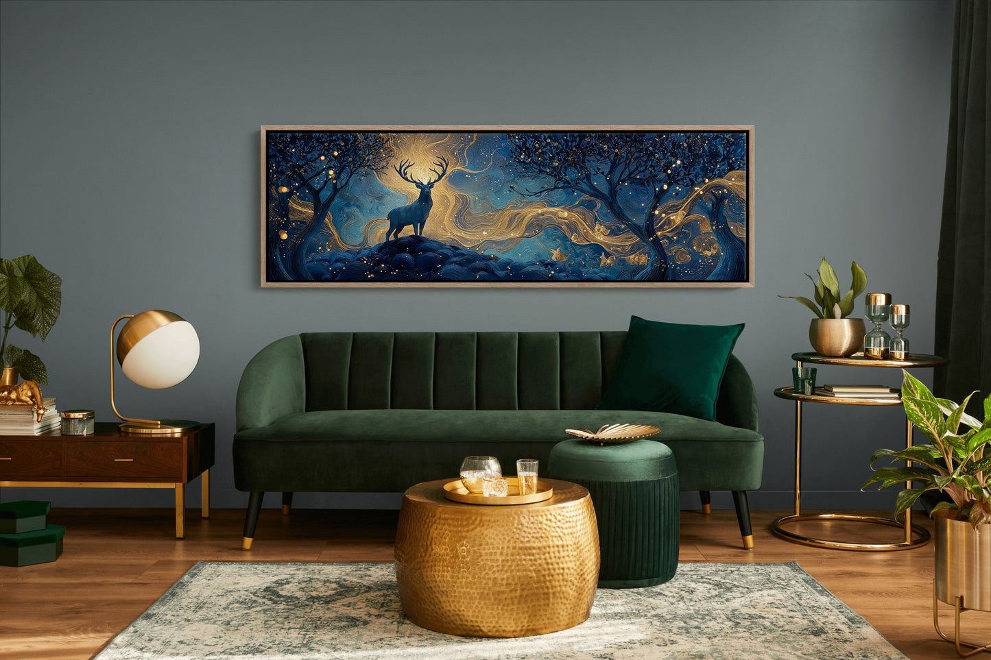 Stag Beneath the Golden Night