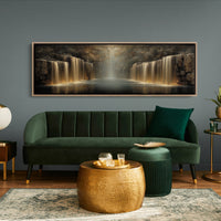 Golden Falls of the Hidden Valley