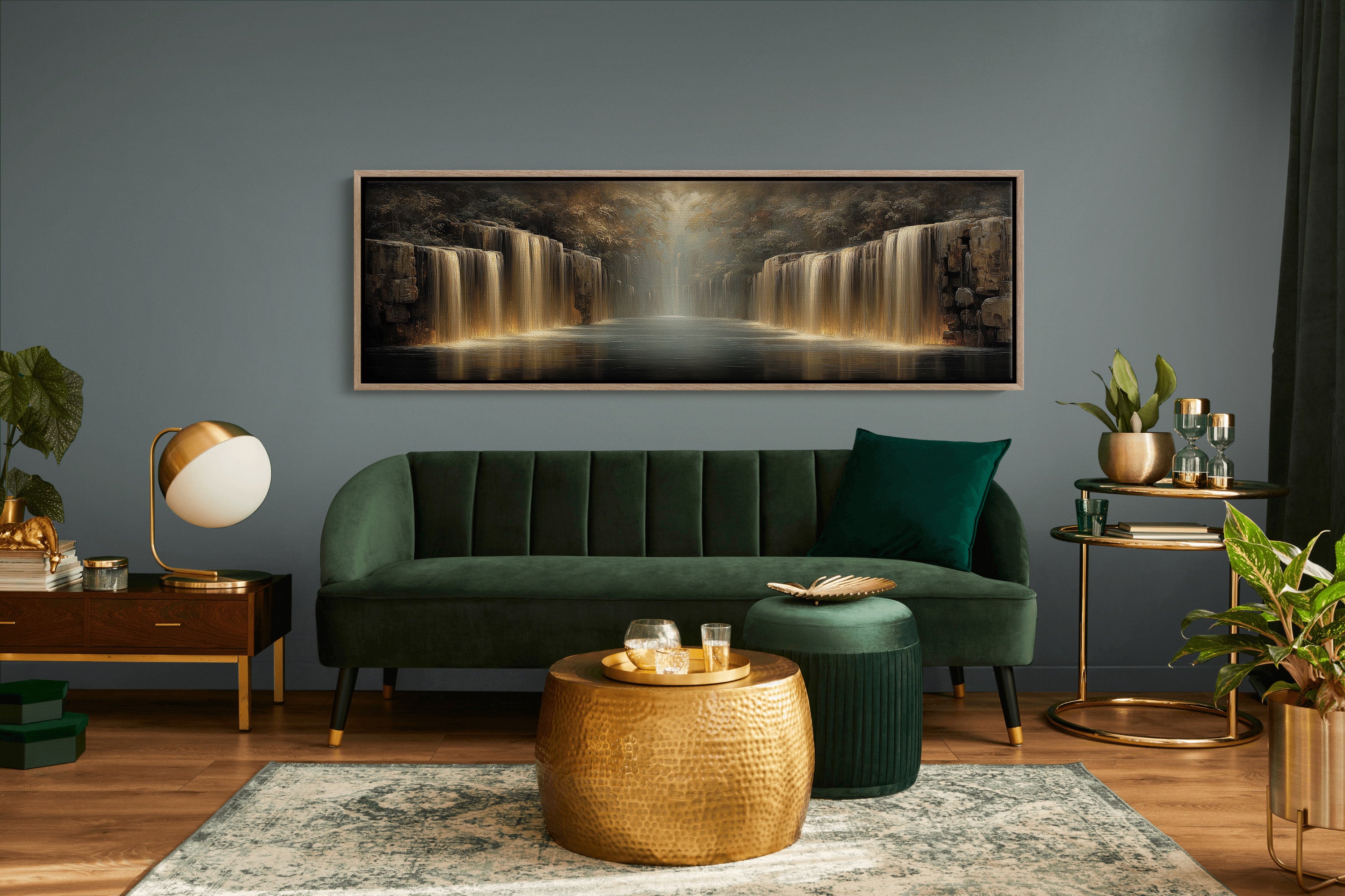Golden Falls of the Hidden Valley