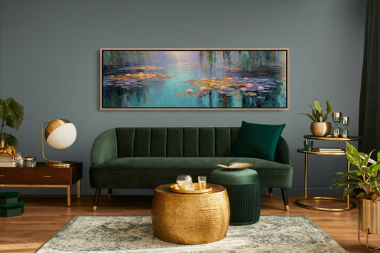 Lily Glow on the Quiet Lagoon