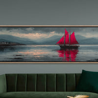 Red Sails Against the Gathering Storm