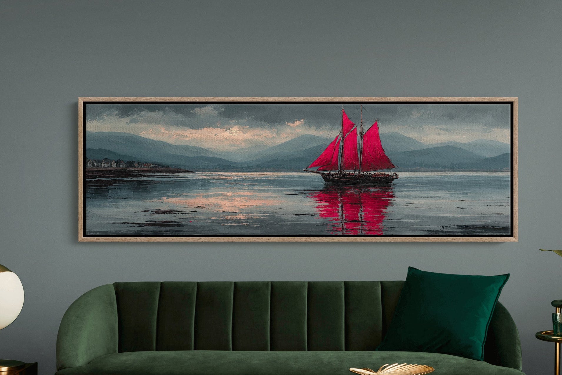 Red Sails Against the Gathering Storm