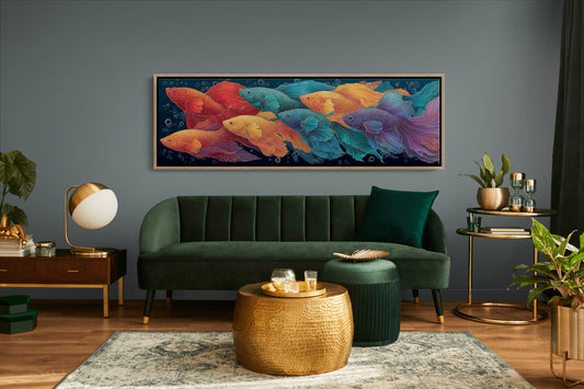 Parade of the Rainbow Bettas